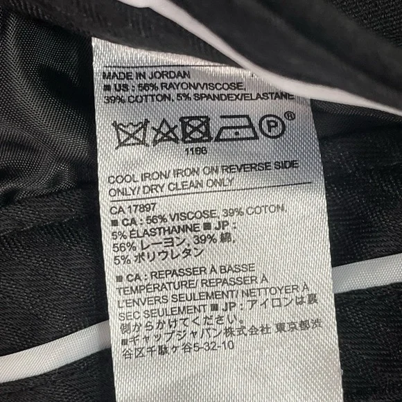 Banana Republic Women’s Size 6 Solid Black Sloan Curvy Fit Ankle Crop Pants - Picture 5 of 6